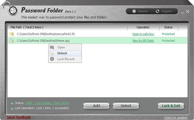 Protected Folder Protected Folder