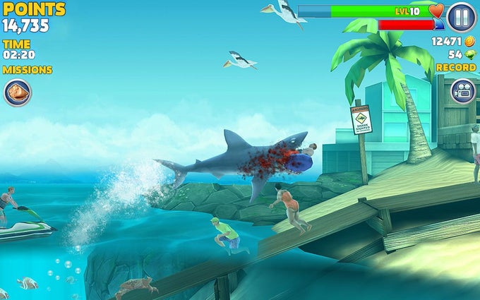 HUNGRY SHARK jogo online gratuito em