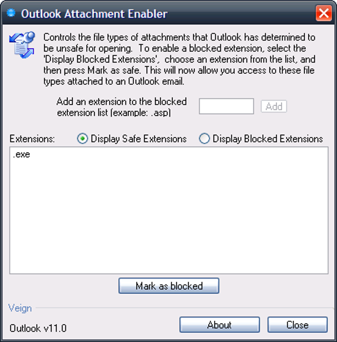 Outlook Attachment Enabler