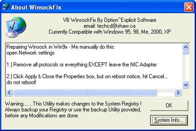 winsock xp fix 1.2