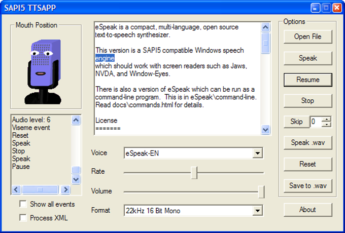eSpeak eSpeak