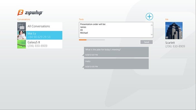 Zipwhip - Text Messaging for Windows 10 Zipwhip - Text Messaging for Windows 10