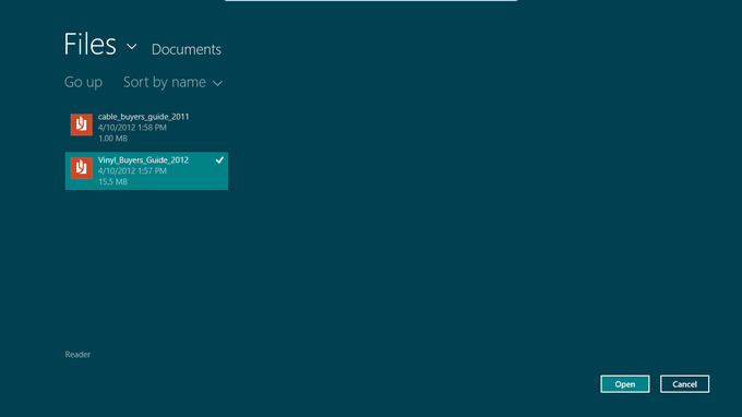 Windows Reader Windows Reader