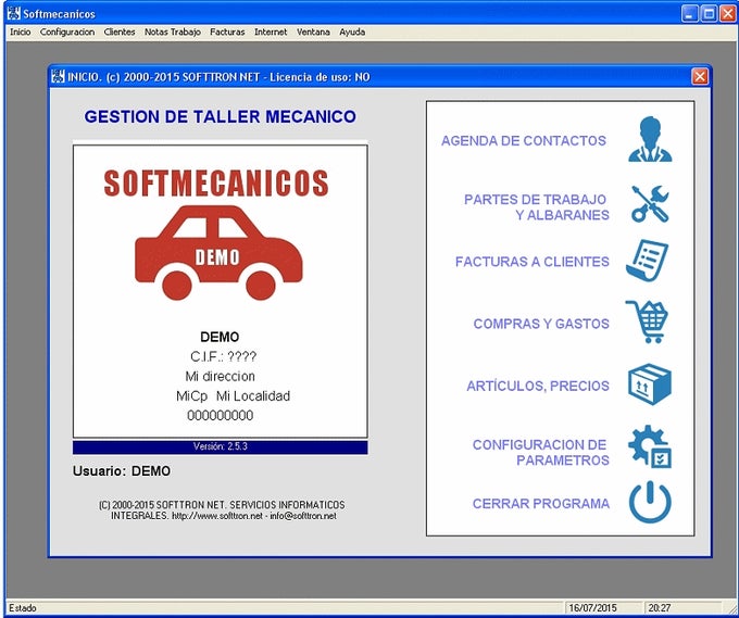 Programa Gestion Taller Mecánico Programa Gestion Taller Mecánico