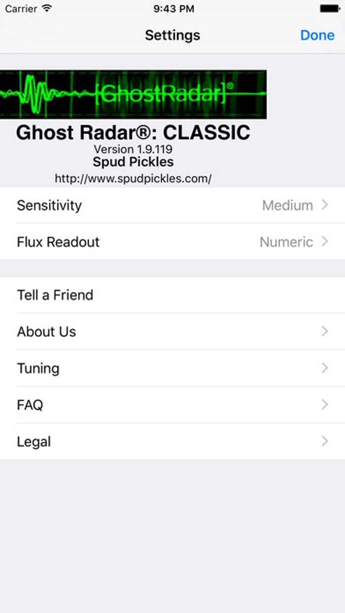 Ghost Radar®: CLASSIC Ghost Radar®: CLASSIC