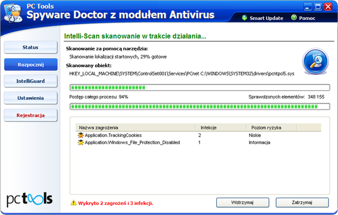 PC Tools Spyware Doctor z modułem Antivirus PC Tools Spyware Doctor z modułem Antivirus