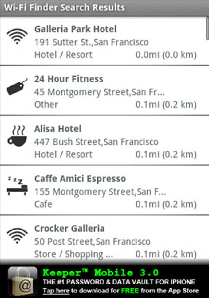 Wi-Fi Finder Wi-Fi Finder