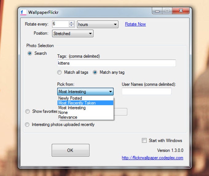 Flickr Wallpaper Rotator Flickr Wallpaper Rotator