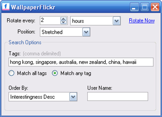 Flickr Wallpaper Rotator Flickr Wallpaper Rotator