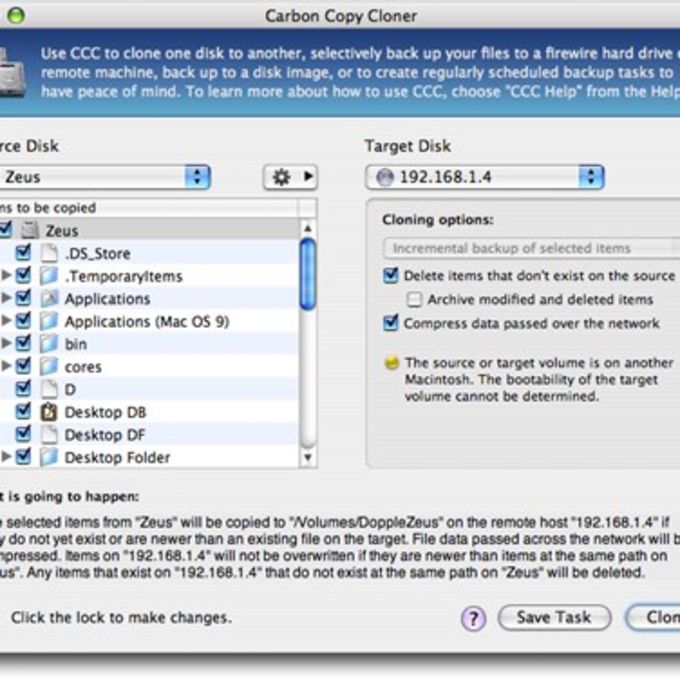 Mac Backup Software, Carbon Copy Cloner