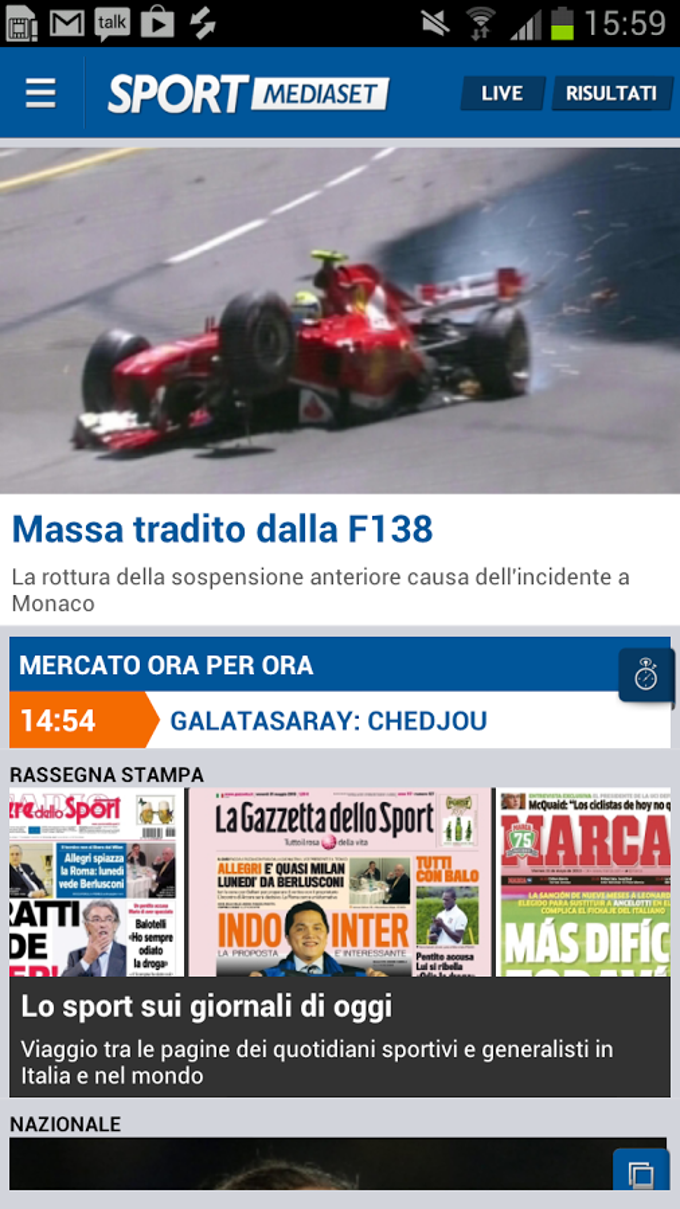 sportmediaset per android download