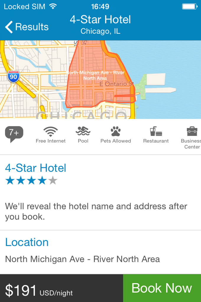 priceline 3 star hotels chicago