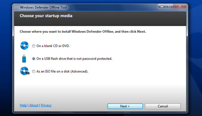 Windows Defender Offline Windows Defender Offline