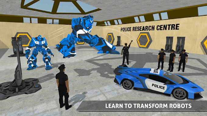 US Police Robot Car Game Police Plane Transport US Police Robot Car Game Police Plane Transport