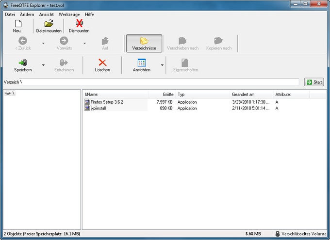FreeOTFE Explorer FreeOTFE Explorer