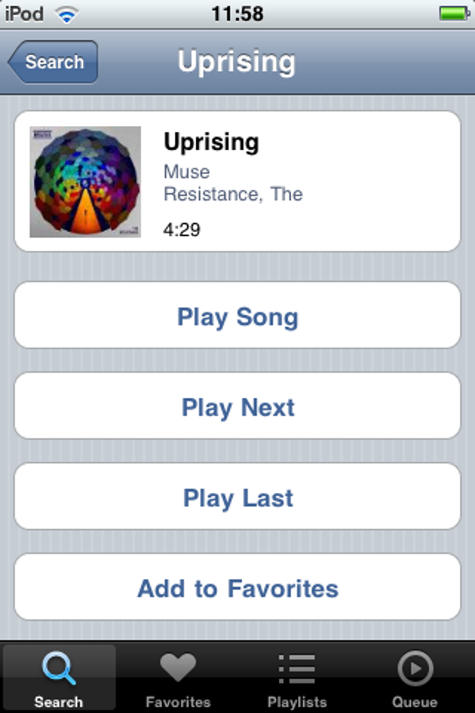 grooveshark iphone app