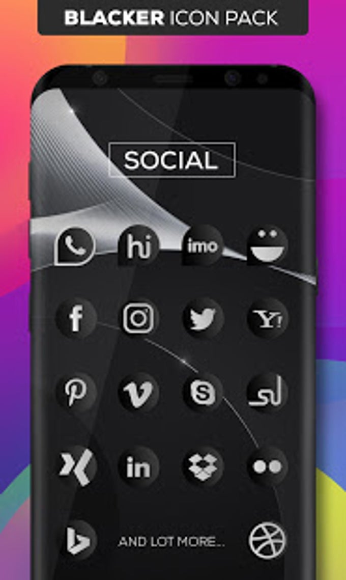 Blacker : Icon Pack