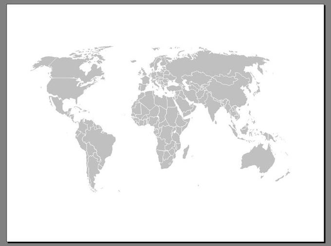 Free Editable Worldmap for Powerpoint
