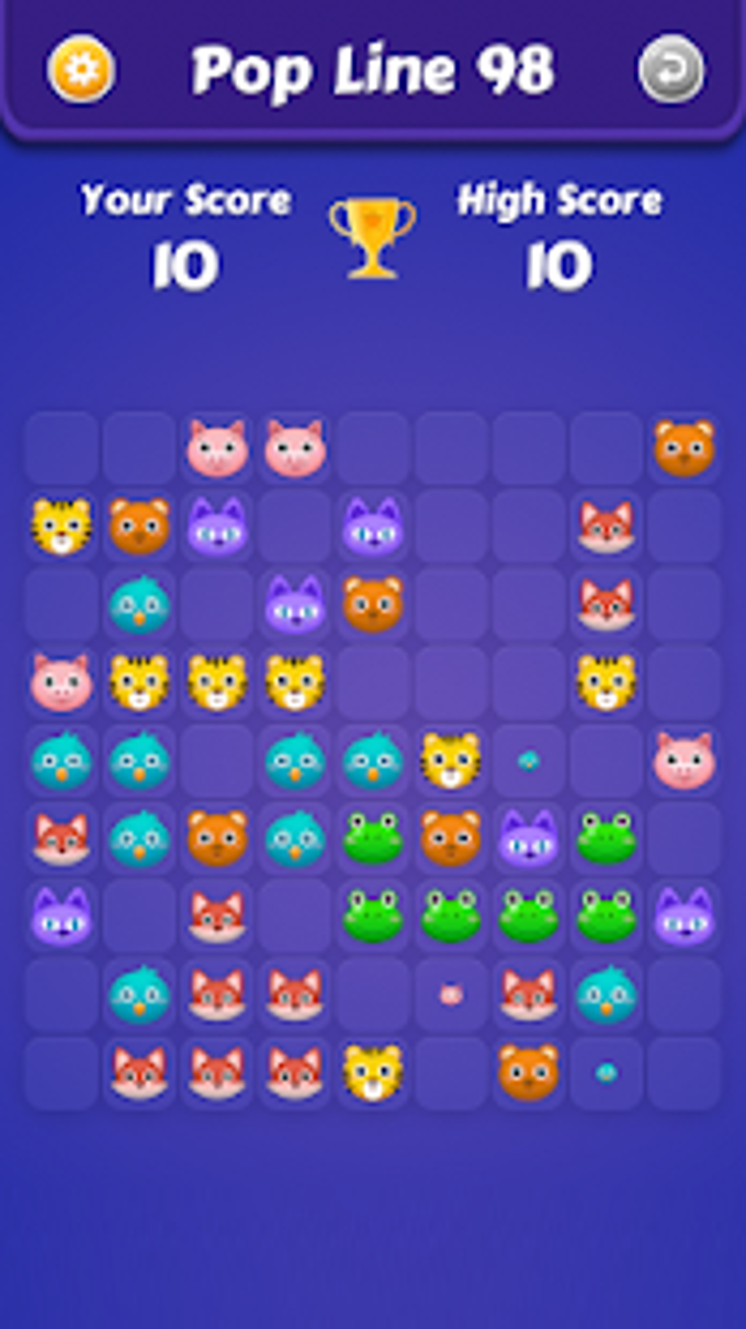 Line 98 classic puzzle game APK для Android — Скачать