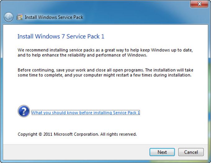 Conquista representante Corte de pelo Windows 7 Service Pack 1 (Windows) - Download