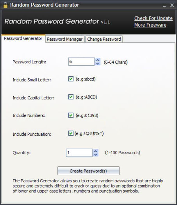 google password randomizer