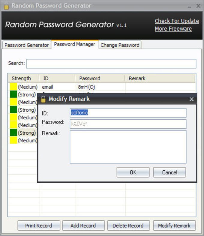 Password Generator download the new version