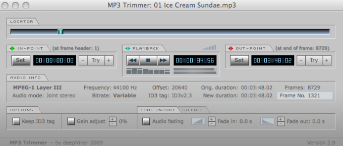 mp3 trimmer mac free