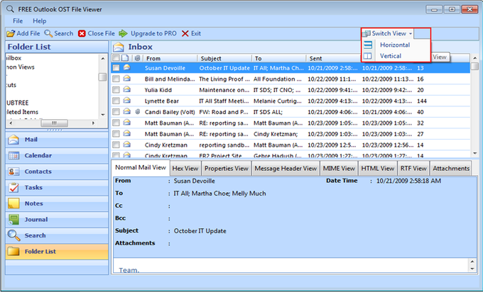 FREE Outlook OST File Viewer FREE Outlook OST File Viewer
