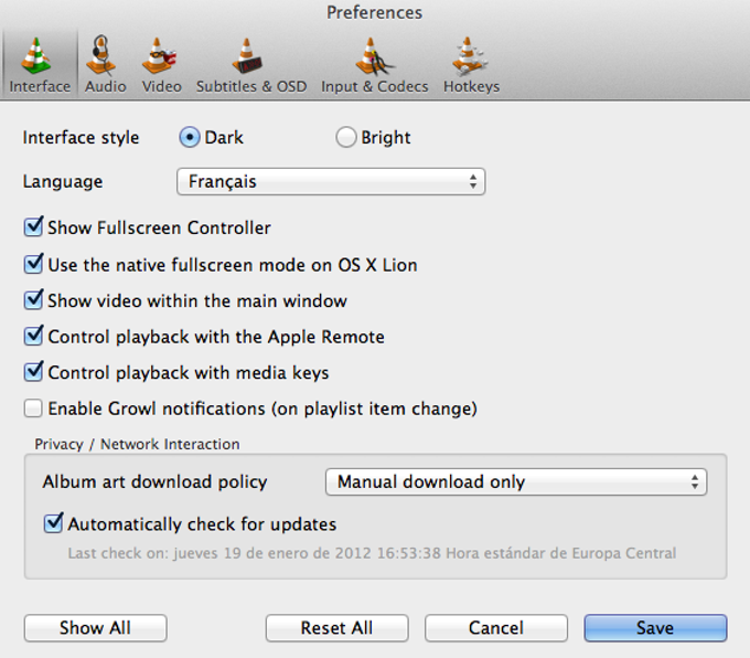 VLC media player nightly VLC media player nightly