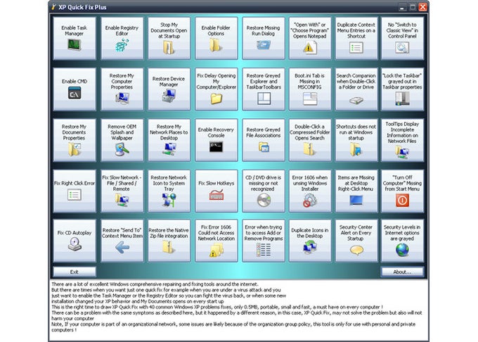 XP Quick Fix Plus XP Quick Fix Plus