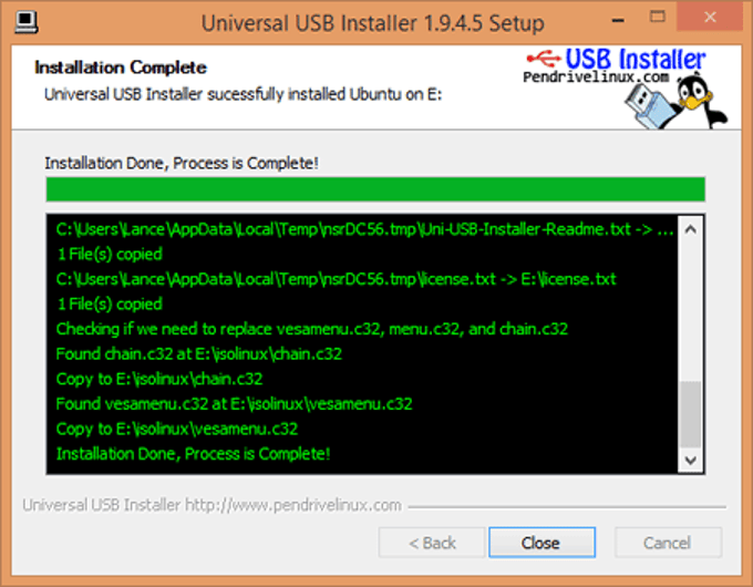 Universal USB Installer Universal USB Installer