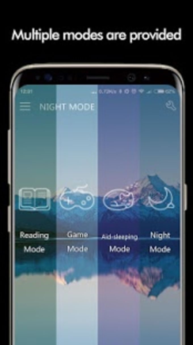 night mode blue light filter screenshot