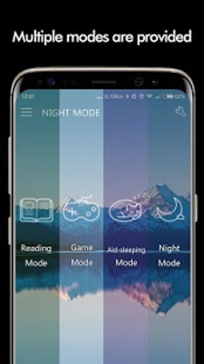 night mode blue light filter screenshot