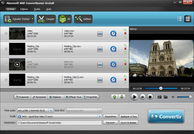 Aiseesoft Free MXF Converter