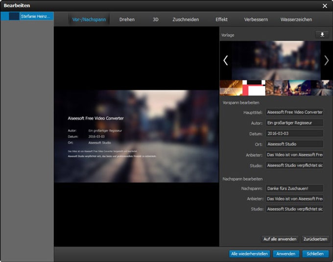 Aiseesoft Free Video Converter Aiseesoft Free Video Converter