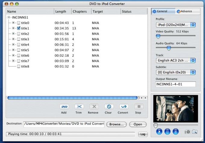 Xilisoft DVD to iPod Converter Xilisoft DVD to iPod Converter