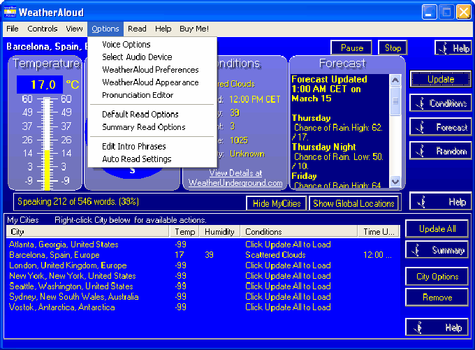 WeatherAloud WeatherAloud