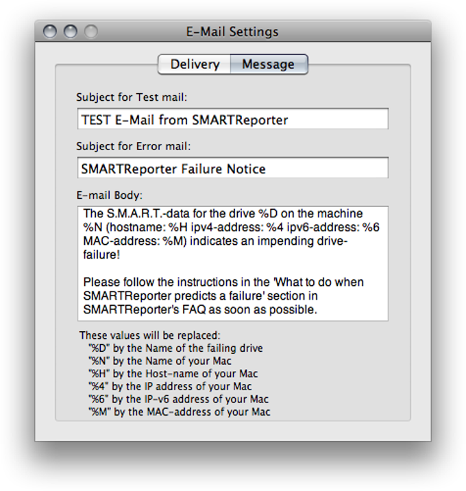 SMARTReporter SMARTReporter