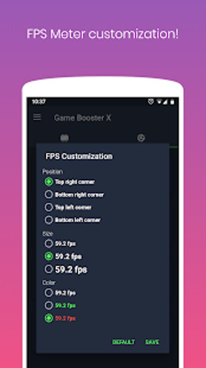 Game Booster X: Better Game Play FPS Meter для Android — Скачать