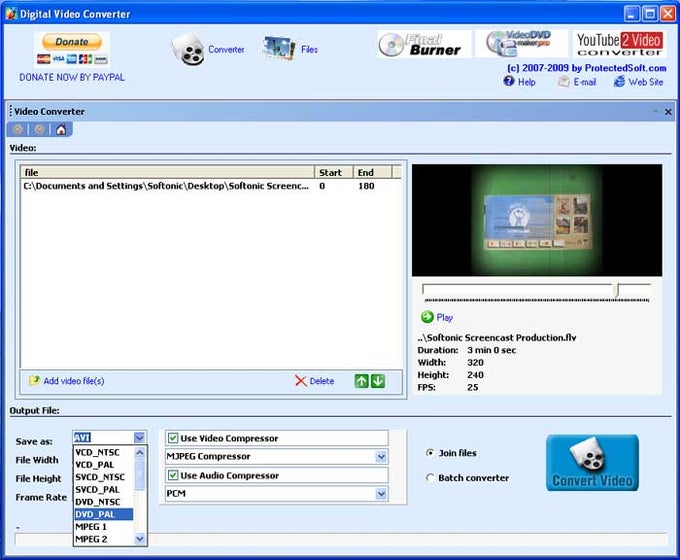 Digital Video Converter Digital Video Converter