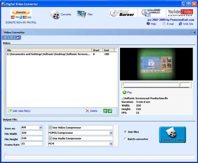 Digital Video Converter Digital Video Converter