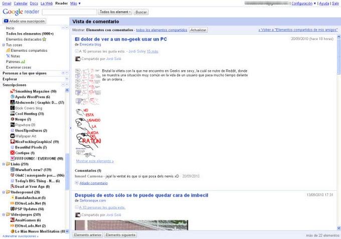 Google Reader Google Reader