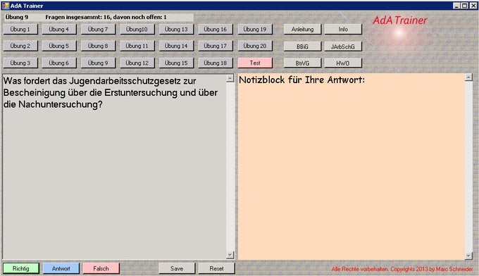Ada Trainer free version Ada Trainer free version