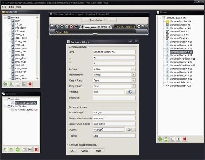VLC Skin Editor