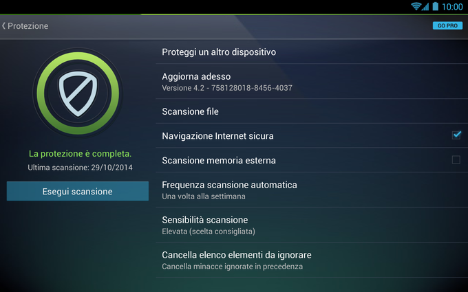 AntiVirus FREE per tablet AntiVirus FREE per tablet
