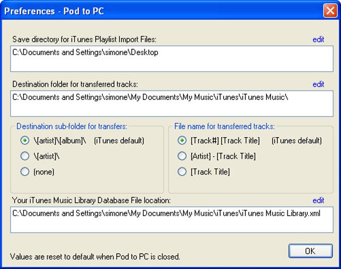 Pod to PC Pod to PC