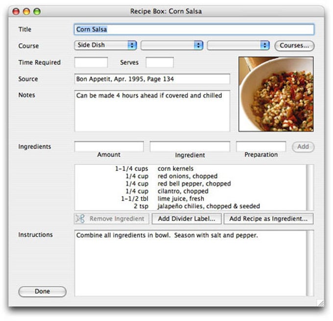 Recipe Box Recipe Box