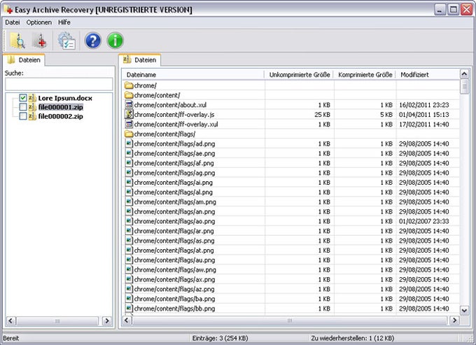 Easy Archive Recovery Easy Archive Recovery