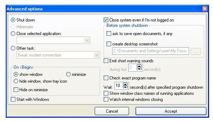 Shutdown Scheduler Shutdown Scheduler