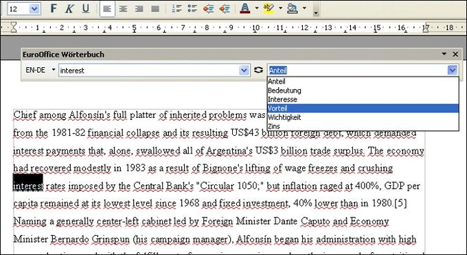 EuroOffice Dictionary EuroOffice Dictionary